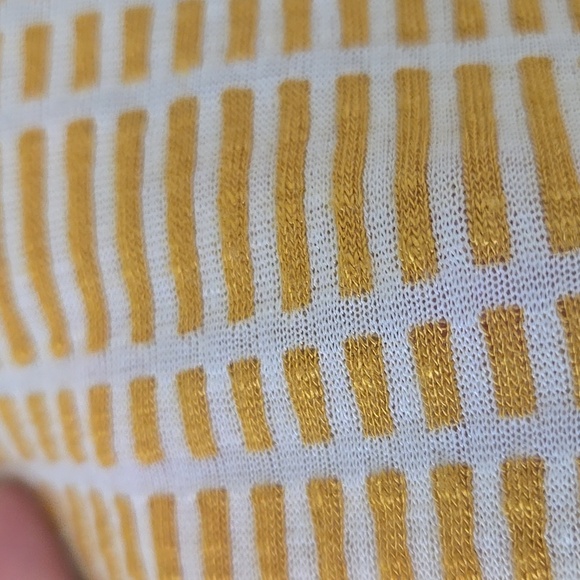 W5 Yellow Tank With Tassels Size Large - Picture 5 of 7